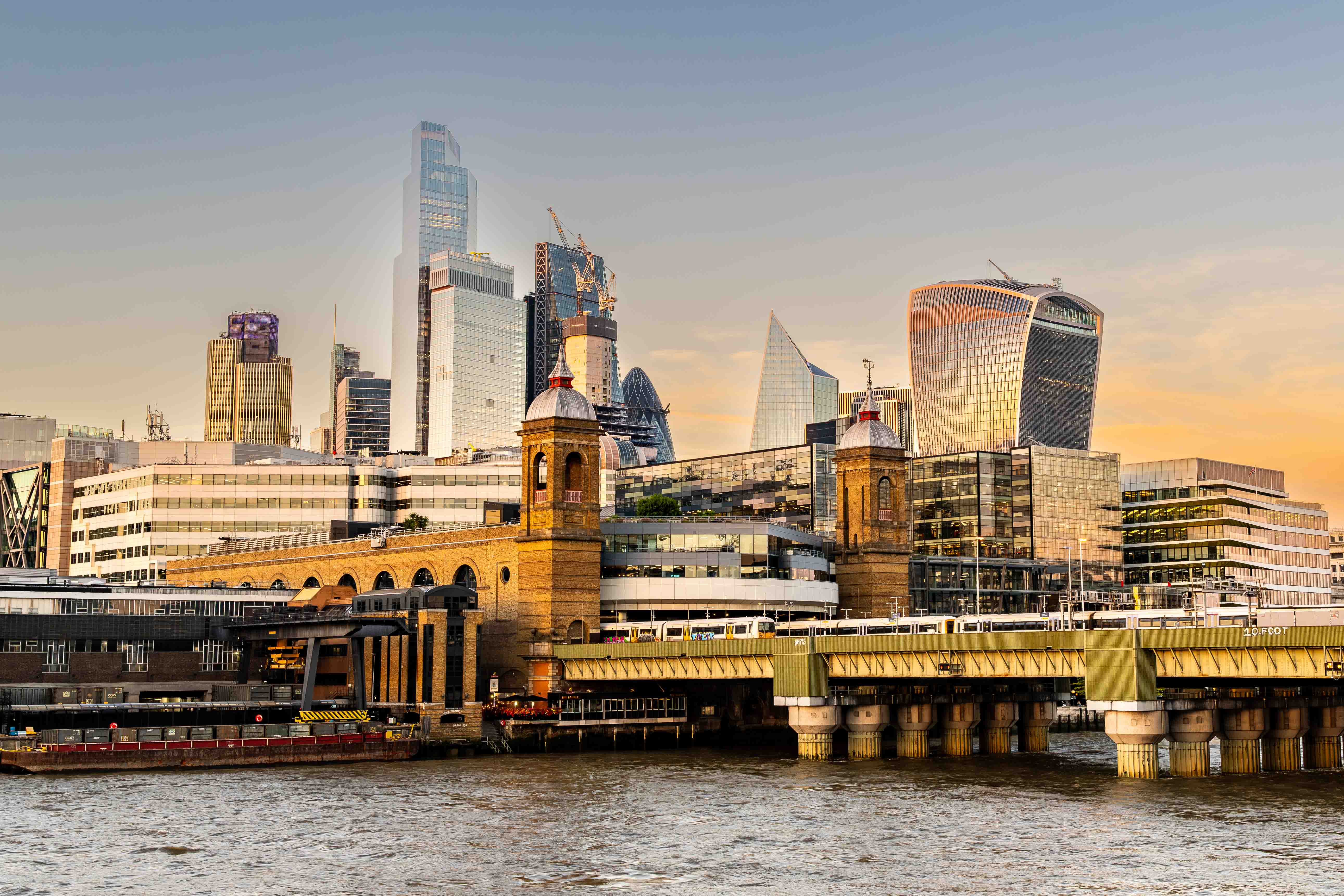 City of London Skyline at Sunset - City of London