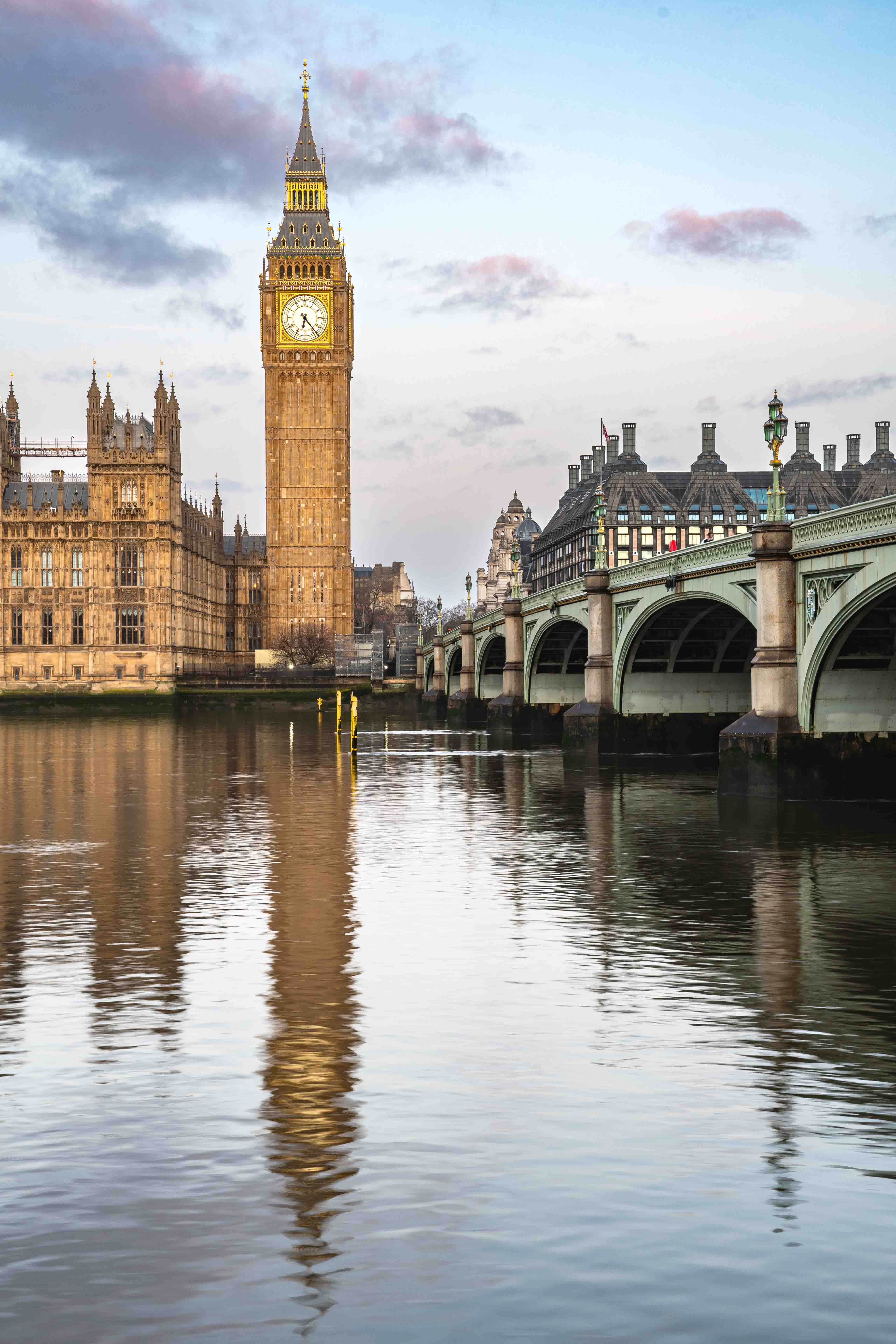 Big Ben and Westminster Bridge - Westminster