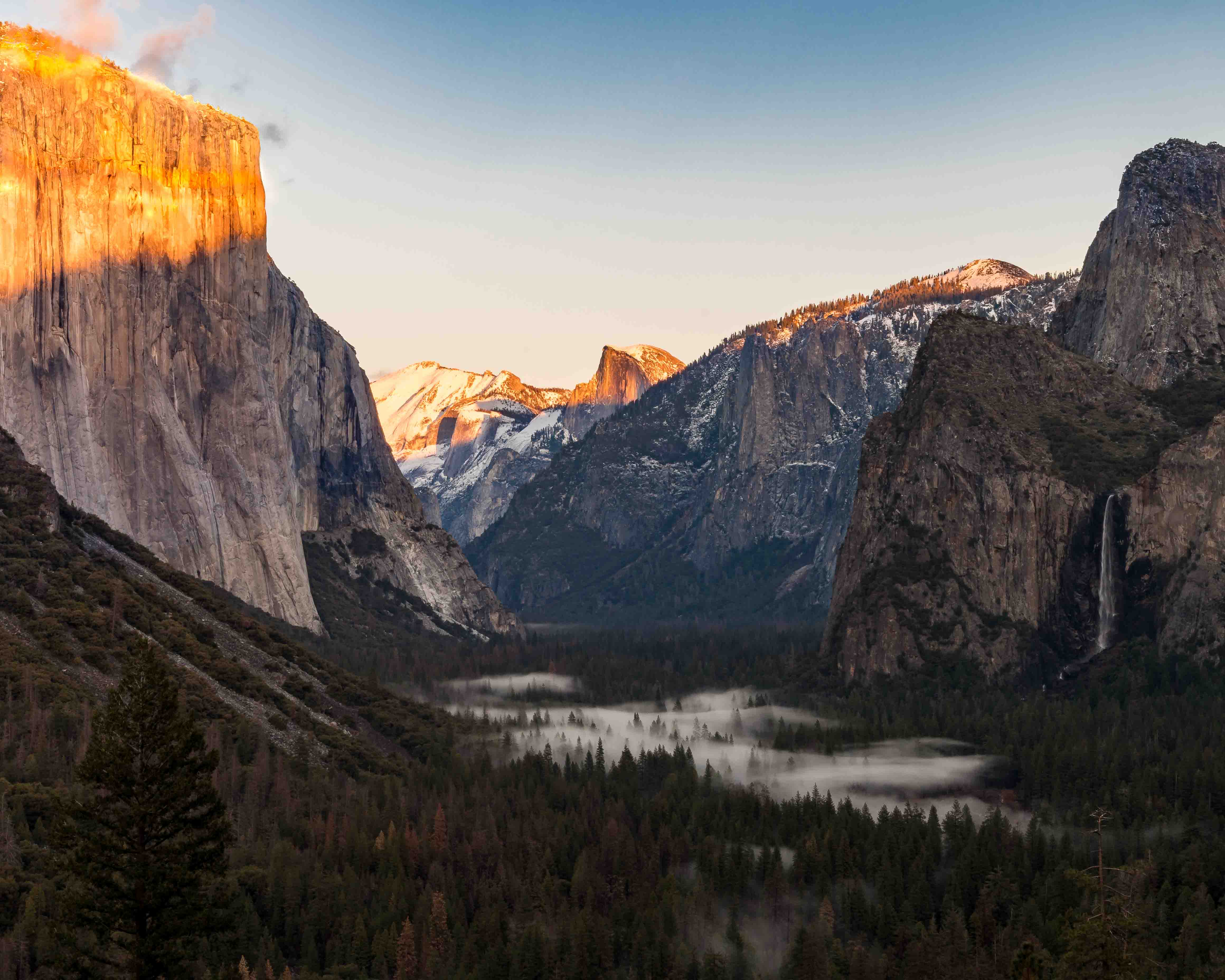 El Capitan Aglow at Sunrise - Yosemite, California
